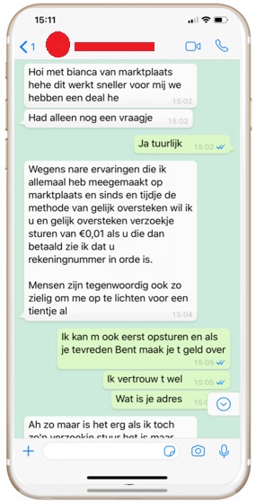 Phishing Marktplaats